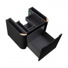 Oltens Hamnes szafka podumywalkowa 60 cm czarny mat 60022300