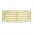 Omnires Uni koszyk prysznicowy ścienny mosiądz szczotkowany UN10331BSB