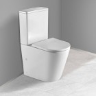 Oltens Jog Stille miska WC do kompaktu PureRim spłukiwanie wirowe biały 44000000