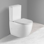 Oltens Hamnes Stille miska WC do kompaktu PureRim spłukiwanie wirowe biały 44001000