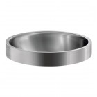 Delabie Rava umywalka okrągła 42 cm nablatowa stal nierdzewna satynowa 120670