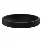 Delabie Rava umywalka okrągła 42 cm nablatowa stal nierdzewna czarny mat 120670BK