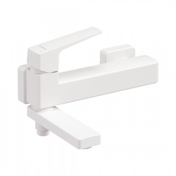 Deante Blur bateria wannowa ścienna biały mat BQL_A12M