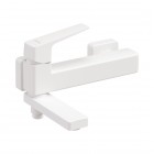 Deante Blur bateria wannowa ścienna biały mat BQL_A12M