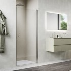 Sanswiss Solino drzwi prysznicowe 70 cm nikiel szczotkowany SOL107002507