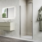 Sanswiss Solino drzwi prysznicowe 70 cm nikiel szczotkowany SOL107002507