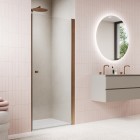 Sanswiss Solino drzwi prysznicowe 70 cm miedź szczotkowana SOL107002707