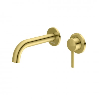 Kohlman Axel Brushed Gold bateria umywalkowa podtynkowa wylewka 20 cm złoty szczotkowany QW180AGDB