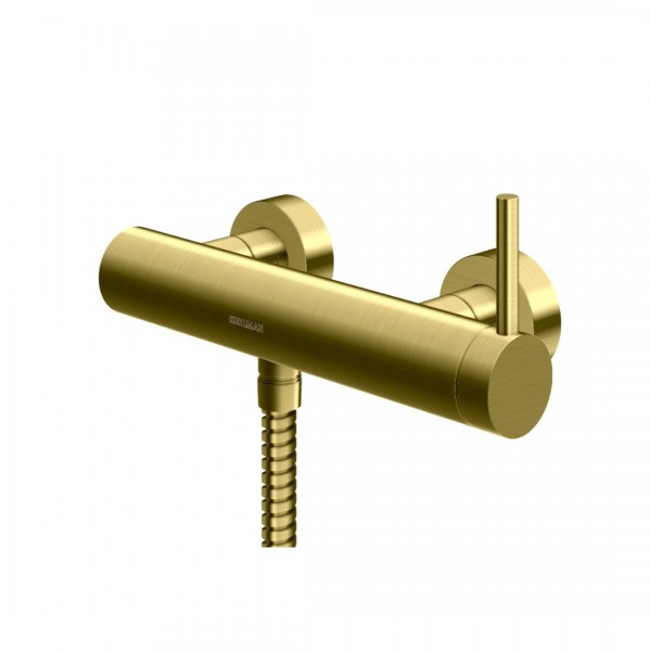 Kohlman Axel Brushed Gold bateria prysznicowa ścienna złoty szczotkowany QW120AGDB