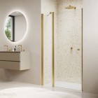 Sanswiss Solino drzwi prysznicowe 75 cm złoto szczotkowane SOL1307501307
