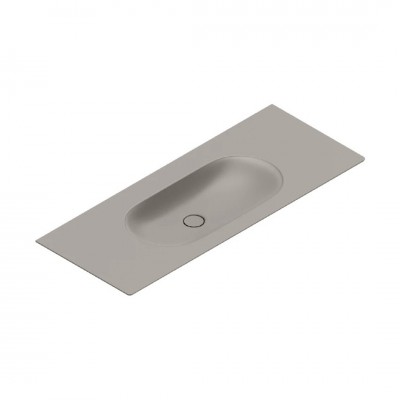 Catalano Sfera umywalka 125x50 cm prostokątna tortora mat 0521260032