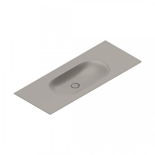 Catalano Sfera umywalka 125x50 cm prostokątna tortora mat 0521260032