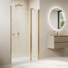 Sanswiss Solino drzwi prysznicowe 75 cm złoto szczotkowane SOL1307501307