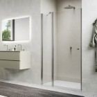 Sanswiss Solino drzwi prysznicowe 75 cm nikiel szczotkowany SOL1307502507