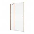 Sanswiss Solino drzwi prysznicowe 75 cm miedź szczotkowana SOL1307502707