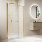 Sanswiss Solino drzwi prysznicowe 90 cm złoto szczotkowane SOL3109001307