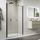 Sanswiss Solino drzwi prysznicowe 90 cm gunmetal szczotkowany SOL3109002607