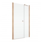 Sanswiss Solino drzwi prysznicowe 90 cm miedź szczotkowana SOL3109002707