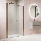 Sanswiss Solino drzwi prysznicowe 90 cm miedź szczotkowana SOL3109002707