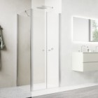 Sanswiss Solino ścianka prysznicowa 70 cm boczna do drzwi nikiel szczotkowany SOLT207002507