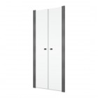 Sanswiss Solino drzwi prysznicowe 70 cm gunmetal szczotkowany SOL207002607