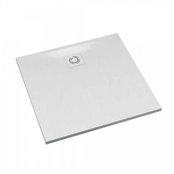 Schedpol Magnific brodzik kwadratowy 80x80 cm biały kamień 3SP.M1K-8080/B/ST-M9/B/ST