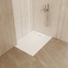 Schedpol Magnific brodzik prostokątny 80x90 cm biały kamień 3SP.M1P-8090/B/ST-M9/B/ST