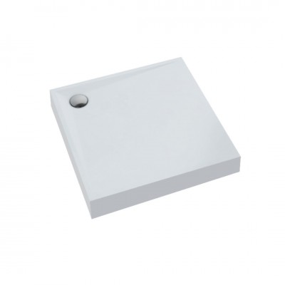Schedpol Solidstep brodzik kwadratowy 90x90 cm biały 3ST.S1K-9090