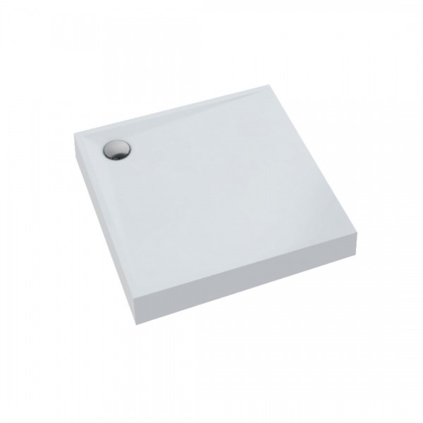 Schedpol Solidstep brodzik kwadratowy 90x90 cm biały 3ST.S1K-9090