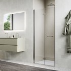 Sanswiss Solino drzwi prysznicowe 70 cm lewe nikiel szczotkowany SOLF1G0702507