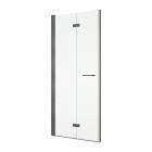 Sanswiss Solino drzwi prysznicowe 70 cm lewe gunmetal szczotkowany SOLF1G0702607