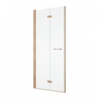 Sanswiss Solino drzwi prysznicowe 70 cm lewe miedź szczotkowana SOLF1G0702707