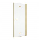 Sanswiss Solino drzwi prysznicowe 70 cm prawe złoto szczotkowane SOLF1D0701307