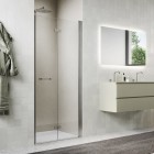 Sanswiss Solino drzwi prysznicowe 70 cm prawe nikiel szczotkowany SOLF1D0702507