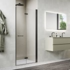 Sanswiss Solino drzwi prysznicowe 70 cm prawe gunmetal szczotkowany SOLF1D0702607