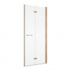Sanswiss Solino drzwi prysznicowe 70 cm prawe miedź szczotkowana SOLF1D0702707