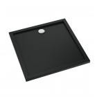 Schedpol Sharper Black Mat brodzik kwadratowy 80x80 cm czarny mat 3S.S2K-8080/C/MG