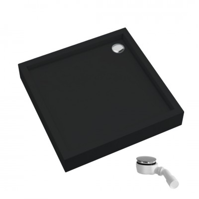 Schedpol Favory Plus brodzik kwadratowy 90x90 cm czarny mat 3ST.F1K-9090/C/MG Schedpol Favory Plus brodzik kwadratowy 90x90 cm czarny mat 3ST.F1K-9090/C/MG