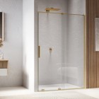 Sanswiss Amalia drzwi prysznicowe 120 cm złoto szczotkowane D35S21201307