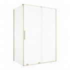 Sanswiss Amalia ścianka prysznicowa 80 cm boczna do drzwi złoto szczotkowane D35F10801307