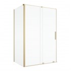 Sanswiss Amalia ścianka prysznicowa 80 cm boczna do drzwi złoto szczotkowane D35F30801307