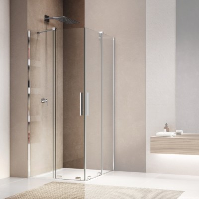 Sanswiss Amalia drzwi prysznicowe 80 cm część 1/2 lewe srebrny połysk D35SE2L0805007