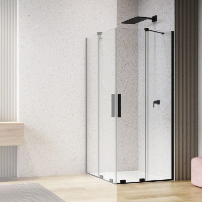 Sanswiss Amalia drzwi prysznicowe 80 cm część 1/2 prawe czarny mat D35SE2R0800607 Sanswiss Amalia drzwi prysznicowe 80 cm część 1/2 prawe czarny mat D35SE2R0800607