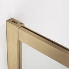 Sanswiss Oriana drzwi prysznicowe 120 cm złoto szczotkowane D36S21201307
