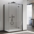 Sanswiss Annea kabina prysznicowa prostokątna 80x70 cm prawa gunmetal szczotkowany 71654