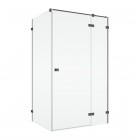 Sanswiss Annea kabina prysznicowa prostokątna 90x70 cm prawa gunmetal szczotkowany 71802
