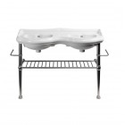 Kerasan Retro stelaż pod umywalkę 100 cm chrom 730190