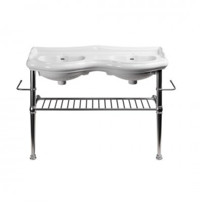 Kerasan Retro stelaż pod umywalkę 100 cm chrom 730190