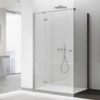 Ronal Annea ścianka prysznicowa 70 cm Walk-in / boczna do drzwi gunmetal szczotkowany ANT107002607