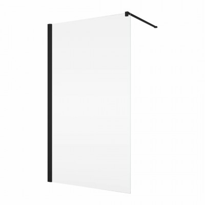 Sanswiss Annea ścianka prysznicowa 90 cm boczna do drzwi czarny mat ANT109000607